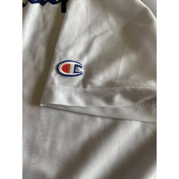 Champion Shooting Shirt Warm Up Men M Red White Blue USA - Picture 6 of 8